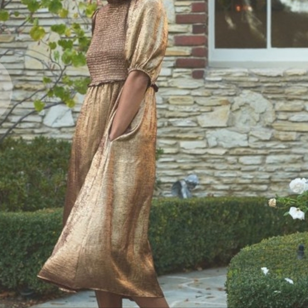 The Odells Abigal Dress Copper Large